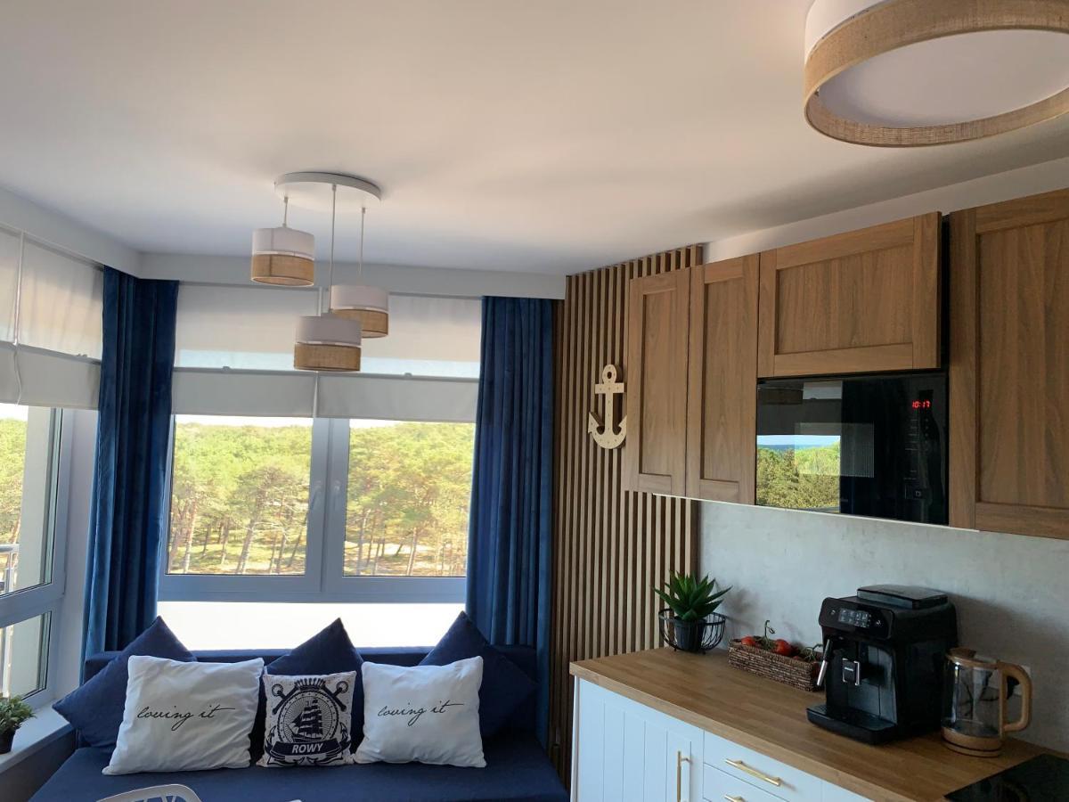 Piaskowe Z Widokiem Na Morze Tarasem Na Dachu Apartment Rowy (Pomerania)