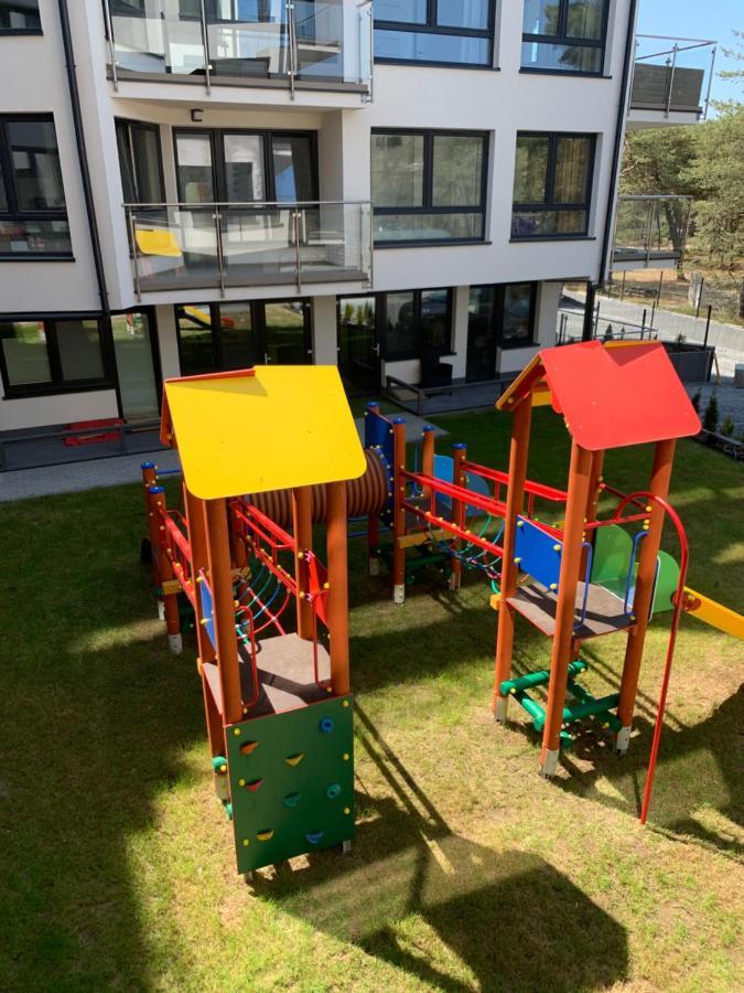 Piaskowe Z Widokiem Na Morze Tarasem Na Dachu Apartment